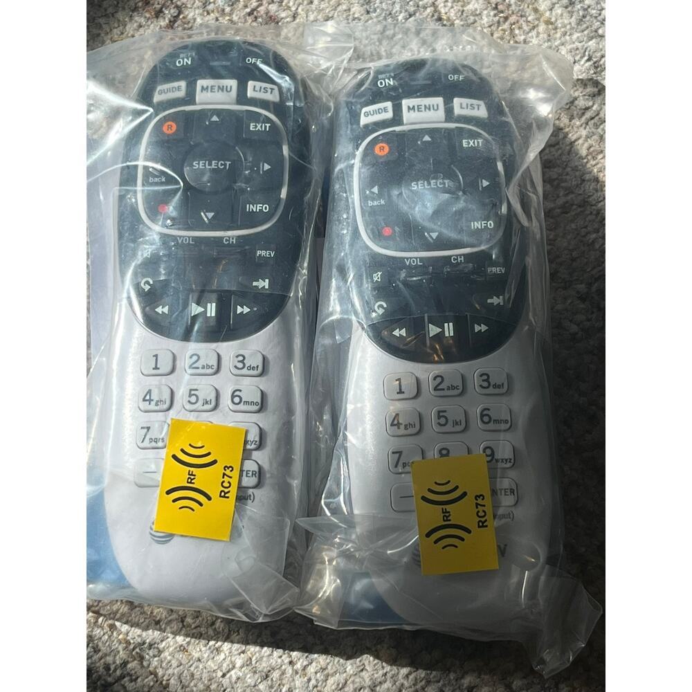 2 DIRECTV RC73 IR/RF Remote Controls Brand New